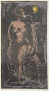 SAAR, Betye. Color Etching and Aquatint. "To Catch