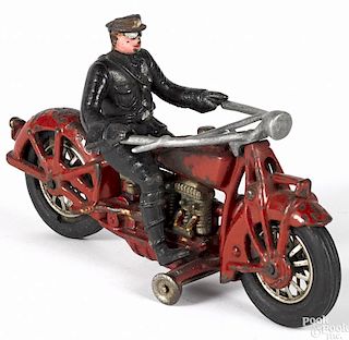 Hubley cast iron Indian policeman four cylinder mo