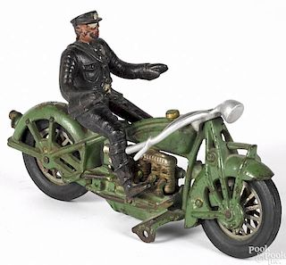 Hubley cast iron Indian policeman four cylinder mo