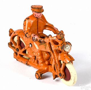Hubley cast iron motorcycle