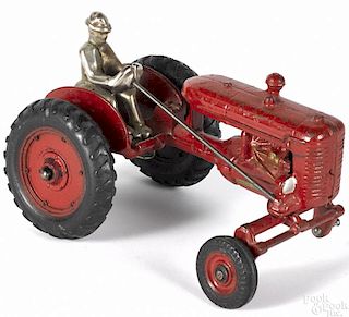 Arcade cast iron Culti-vision Farmall A tractor