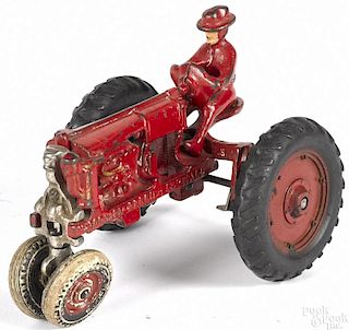 Arcade cast iron McCormick Deering tractor