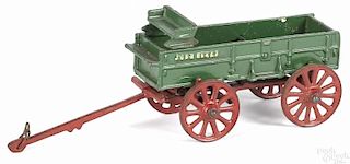 Vindex cast iron John Deere farm wagon