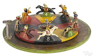 Roulette race horse game