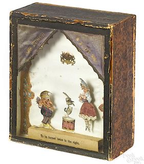 Punch and Judy animated sand toy