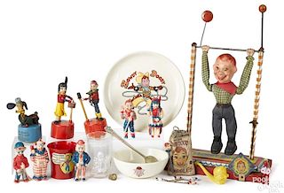 Group of Howdy Doody related toys