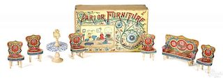 Bliss lithographed paper on wood Parlor Furniture