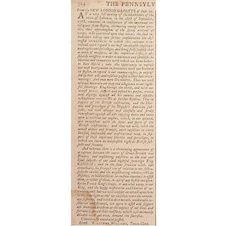 British Occupation of Boston, 1768