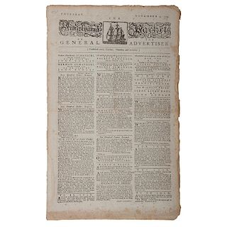 1779 Coverage of Famous Early Transvestite Chevalier d'Eon