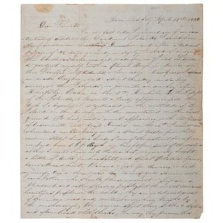 California and Hawaii in 1850, Detailed Letter Describing Honolulu, the King, Queen, and California Gold Rush