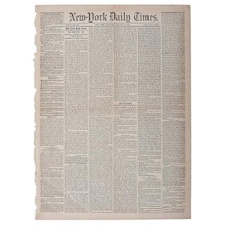 Twelve Years a Slave, The Kidnapping Case of Solomon Northup, New York Daily Times, January 20, 1853
