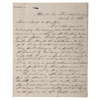 Confederate Pistol Factory Tour Described in 1862 Letter