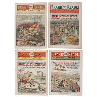 World’s First Science Fiction Periodical, Frank Reade Weekly Magazine, 1902-1904 Run of Issues