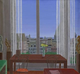 MCKNIGHT, Thomas. Oil on Canvas. Room with a View