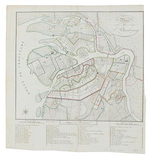 [RUSSIA] Plan de St. Petersbourg. [Paris?, ca 1810?].