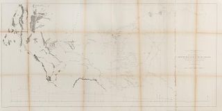 [PACIFIC RAILROAD SURVEY] A group of 5 steel engraved folding maps from "Reports of Explorations and Survey to Ascertain...
