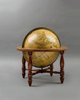 JOSLIN, Gilman. Loring's Terrestrial Globe containing all the Late Discoveries and Geographical Improvements... Boston, 1854.