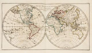 BONNE, Rigobert (1727-1794) - Guillaume RAYNAL (1713-1796) Atlas de toutes les parties connues de globe terrestre. [Geneva, 1