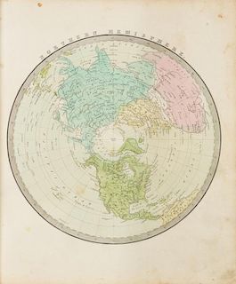 GREENLEAF, Jeremiah (1791-1864) A New Universal Atlas... [Brattleboro, VT: G.R. French, 1843].