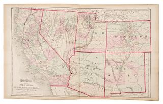 [ATLASES] GRAY, O.W. Gray's Atlas of the United States... Philadelphia, 1873.