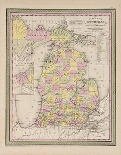 [ATLASES] MITCHELL, Samuel Augustus (1790-1868) A New Universal Atlas... Philadelphia, 1851.