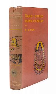 STEIN, M. Aurel (1862-1943) Sand-Buried Ruins of Khotan. London, 1904. Second edition.