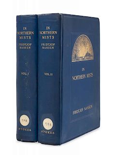 NANSEN, Fridtjof )1861-1930) In Northern Mists: Arctic Exploration in Early Times. New York, 1911. 2 volumes. FIRST AMERICAN 