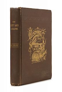 GARDNER-SHARP, Abbie (1843-1921) History of the Spirit Lake Massacre and Captivity of Miss Abbie Gardner. Des Moines, 1885.