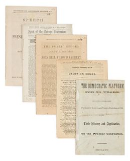 [POLITICAL CONVENTIONS AND CAMPAIGNS] A group of 6 pamphlets on political conventions and campaigns.