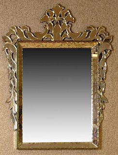 Vintage Mid 20th Century Venetian Mirror.