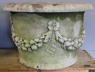 One of Five Great Antique Marble Outdoor Urns.