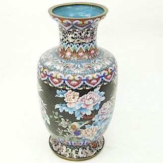 Large 20th Century Chinese Cloisonné Vase.