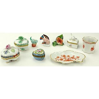 Collection of Nine (9) Porcelain Tableware.