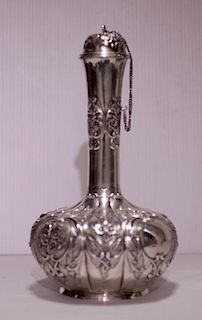 European Silver Vase