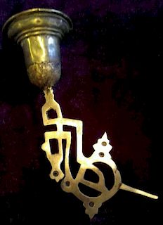 Antique 19c Brass Russian Orthodox lampada