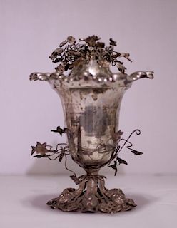 Silver Cover Vase