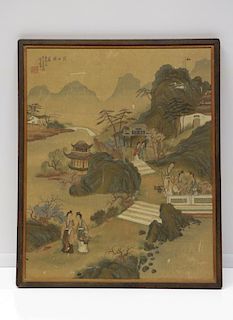 Chinese Painting on Kesi