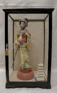 Japanese Geisha "Doll" w/ Pearl Tower