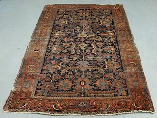 Antique C. 1920 Persian Heriz Carpet