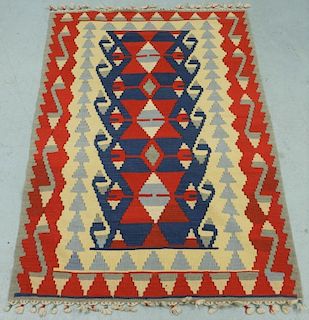 Oriental Persian Pakistani Flat Weave Carpet