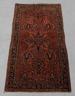 C.1920 Persian Oriental Sarouk Carpet Rug