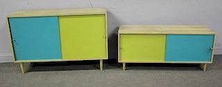 Midcentury Set of 2 Paul McCobb Style Cabinets.