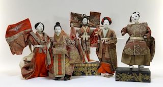 5 Japanese GoFun Ningyo Dolls