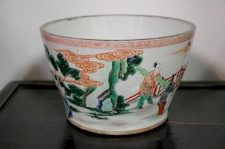 Chinese WuCai Porcelain Planter