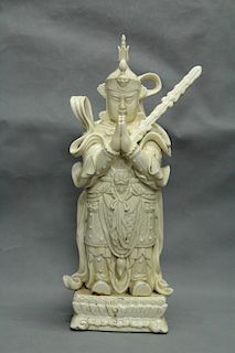 Chinese Chine De Blane Porcelain Figure