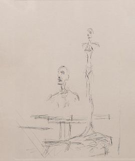 Alberto Giacometti (Swiss, 1901-1966)- Etching