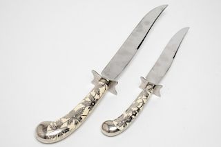 Sheffield Steel Challah Knives, Pair