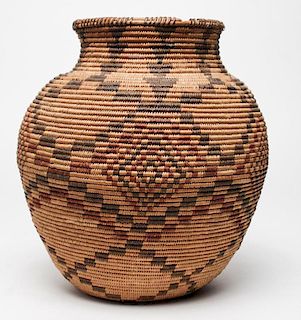 Antique Native American Jicarilla Apache Basket