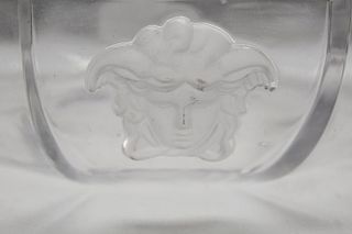 Versace Rosenthal Medusa Crystal Candy Bowl Dish