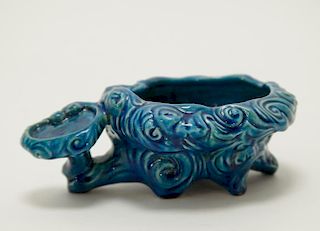Chinese Peacock Glaze Porcelain Washer